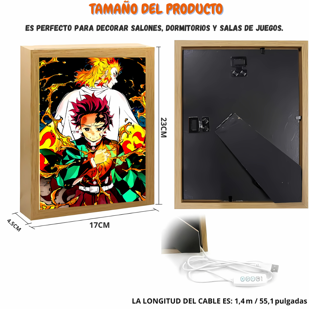 Cuadro Led de Tanjiro